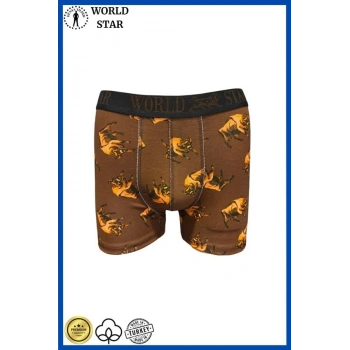 VipMarketim  Likralı Pamuklu Renkli Erkek Boxer