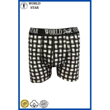 VipMarketim  Likralı Pamuklu Renkli Erkek Boxer