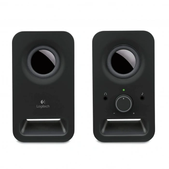 VipMarketim LOGITECH 980-000814 Z150 6W 1+1 Kulaklık Jaklı Kompakt Stereo Speaker (Siyah)(1923)