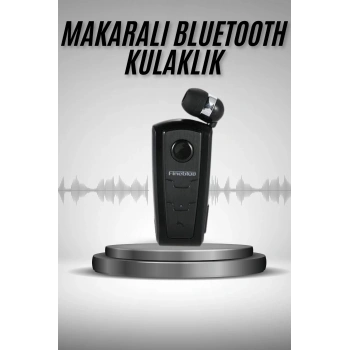 VipMarketim Makaralı Bluetooth Kulakiçi Yaka Kulaklığı Kablosuz Kulaklık