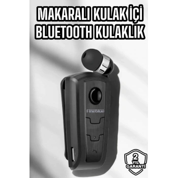 VipMarketim Makaralı Bluetooth Kulaklık Kulak İçi Android iOS Uyumlu Titreşimli