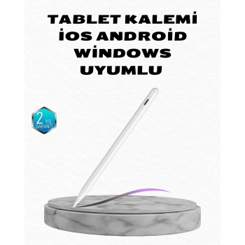 VipMarketim Manyetik Dokunmatik Kalem – Bluetooth Gerektirmeyen Type-C Şarjlı iPad ve Android Uyumlu Hassas Stylus
