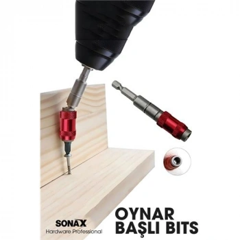 VipMarketim Manyetik Oynar Başlı Matkap Ucu Oynar Başlı Bits