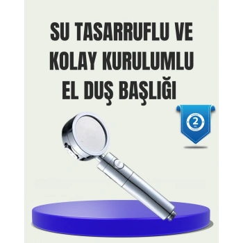 VipMarketim Masaj ve Yağmur Modlu Su Tasarruflu Duş Başlığı