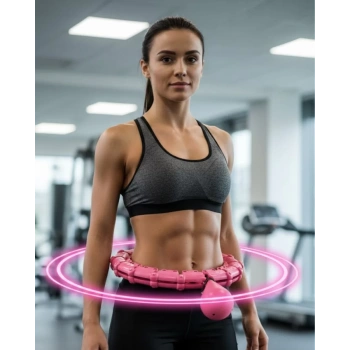 VipMarketim Masajlı Akıllı Hula Hoop Ayarlanabilir Fitness Çemberi