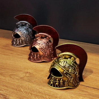 VipMarketim Metal Dekoratif Şövalye Miğferi