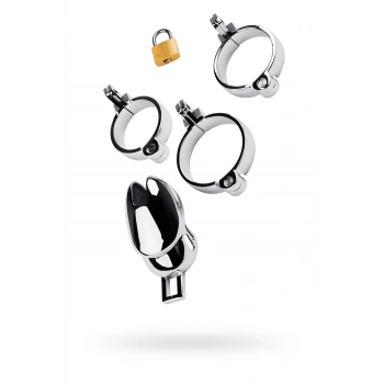 VipMarketim Metal Erkek Sadakat Kemeri, Gümüş