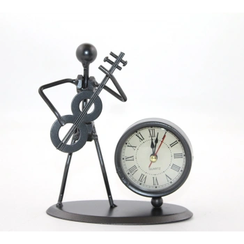 VipMarketim Metal Müzisyen Saat Model 2