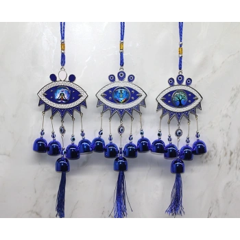 VipMarketim Metal Nazar Boncuğu Çan Model 4