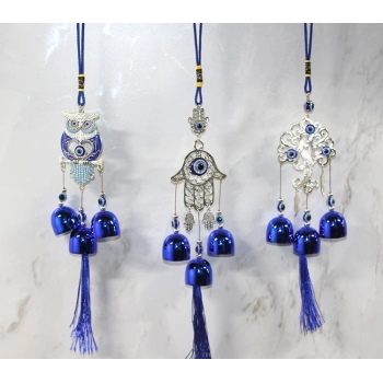 VipMarketim Metal Nazar Boncuğu Çan Model 6