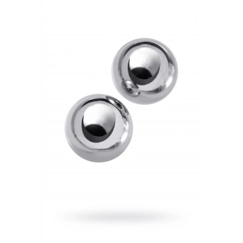 VipMarketim Metal Vajinal Topları, Tıbbi Çelik, Gümüş, Ø 2,5 cm