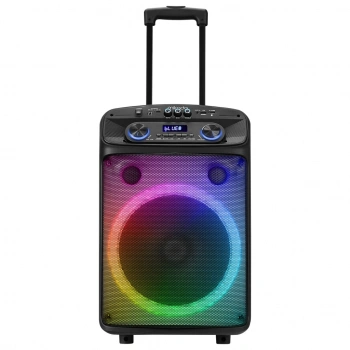 VipMarketim MIKADO MD-BT505 60W Taşınabilir USB/BT/TF/TWS RGB Aydınlatma Dahili Batarya Toplantı Parti Açık Hava Speaker. Kablosuz El ve Kafa Mikrofonu Hediyeli(1923)