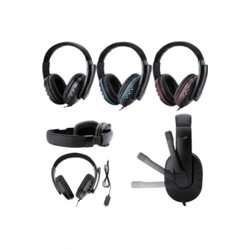 VipMarketim Mikrofonlu Gamer Kulaklık Oyuncu Kulaklığı Yüksek Ses Kaliteli Stereo Yumuşak Yastıklar