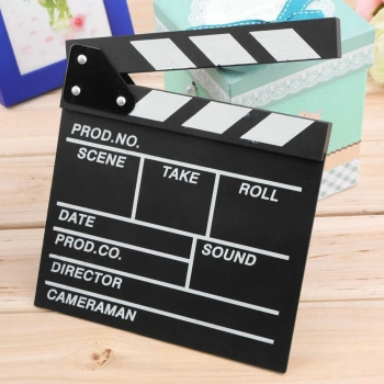 VipMarketim Mini Boy Dekoratif Sinema Klaket