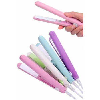 VipMarketim Mini Düzleştirici Seramik Kaplama Seyahat Tipi Elektriklenme Karşıtı