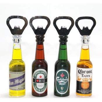 VipMarketim Mini İçecek Şişesi Tasarımlı Magnetli Şişe Açacağı - Model 2