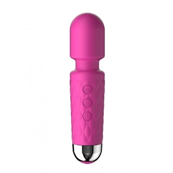 VipMarketim Mini Wand Massager Şarjlı Vibratör - Pembe