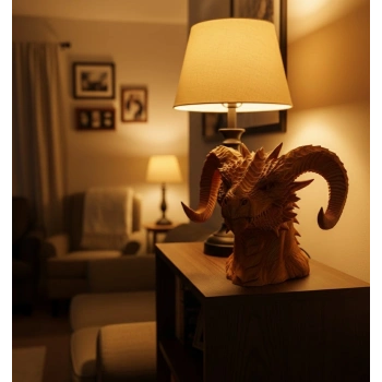 VipMarketim Mitolojik Gold Ejderha Biblo Fantastik Koleksiyon Ürünü