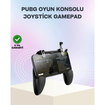 VipMarketim Mobil Oyunlar İçin Joystickli Ergonomik Gamepad Kontrol Cihazı