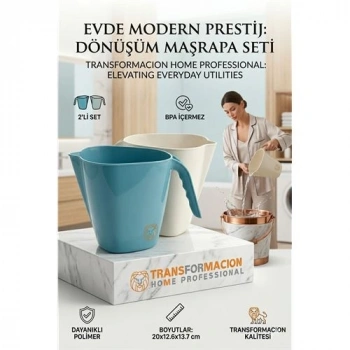 VipMarketim Modern Maşrapa Seti | 2li Kırılmaz Banyo Su Tası Ergonomik Tasarım 723090