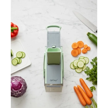 VipMarketim Modern Tasarımlı Çelik El Rendesi ve Doğrayıcı