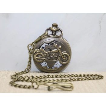 VipMarketim Motor Tasarımlı Köstekli Saat