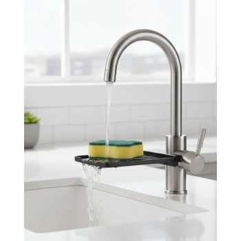 VipMarketim Musluğa Monte Süngerlik Damlama Özellikli Mutfak Organizatörü