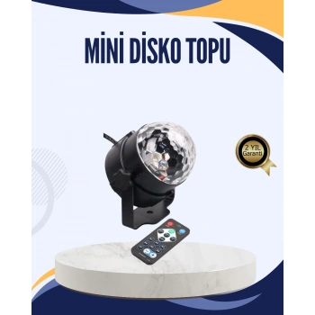 VipMarketim Müzik Sensörlü Renkli LED Parti Işığı