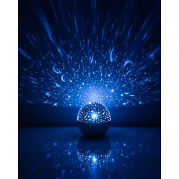 VipMarketim Müzikli Yıldız Yansıtmalı Dekoratif Gece Lambası