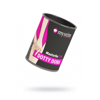 VipMarketim Mystim Mastürbatör Dotty Dora Masturbatör, Tpe, Beyaz, 4,5 Cm