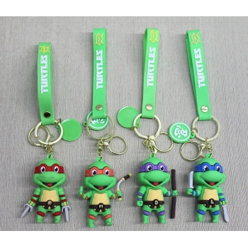 VipMarketim Ninja Kaplumbağalar Silikon Anahtarlık