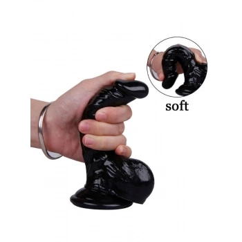VipMarketim Noctis 16,5cm Siyah Dildo No:112