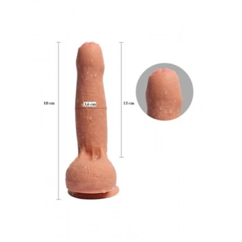 VipMarketim Noctis Sünnetsiz 18 cm Dildo No:83