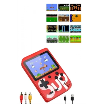 VipMarketim Nostalji Oyunlu Mini Atari Gamebox 400 Oyunlu El Atarisi