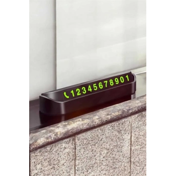 VipMarketim Numaralık Araç İçi Araba Araç Park Numaratör Telefon Numarası Yazma