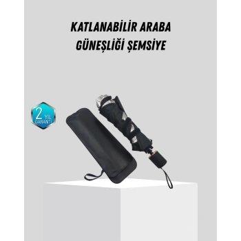 VipMarketim Ön Cam Güneşliği – Kalın Kumaş ve Cam Elyaf İskelet ile Maksimum UV Koruma