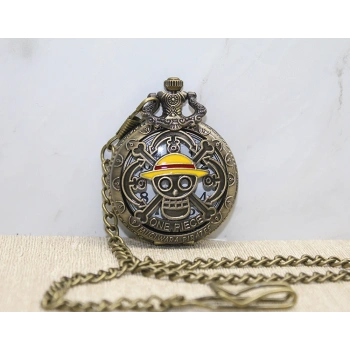 VipMarketim One Piece Tasarımlı Köstekli Saat
