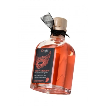 VipMarketim Orgie Sexy Therapy Strawberry – Çilek Aromalı Güçlendirici ve Uyarıcı Yenilebilir Masaj Yağı 150 ml