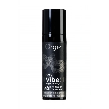 VipMarketim ORGİE Sexy Vibe High Voltag Titreşim Etkili Masaj Jeli, 15 ml