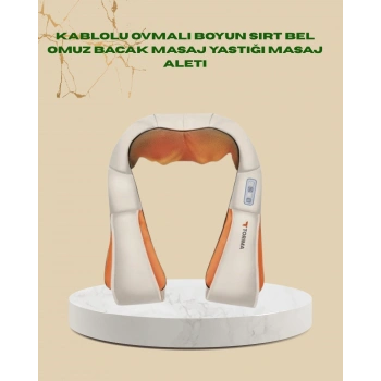 VipMarketim Ovmalı Isıtmalı Masaj Aleti – Boyun Sırt Bel Omuz ve Bacak İçin
