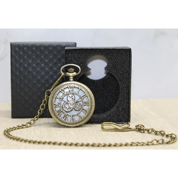 VipMarketim Özel Kutulu Antik Köstekli Saat Model 2