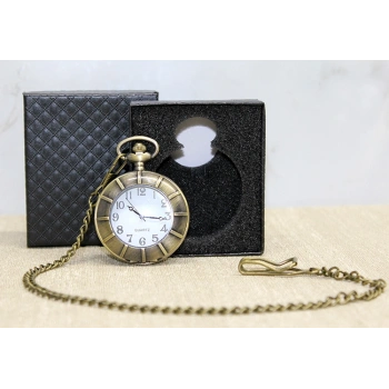 VipMarketim Özel Kutulu Antik Köstekli Saat Model 6