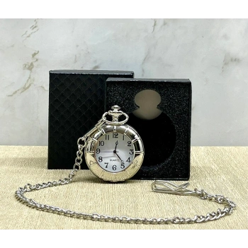 VipMarketim Özel Kutulu Gümüş Köstekli Saat