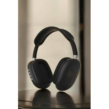 VipMarketim P9 Plus Kulaklık Siyah Bluetooth Bağlantılı Kulak Üstü Kablosuz