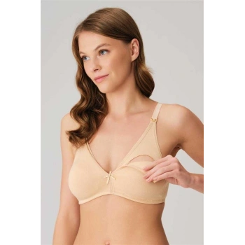 VipMarketim Pamuklu Balensiz Lohusa Önden Açılan Emzirme Sütyeni