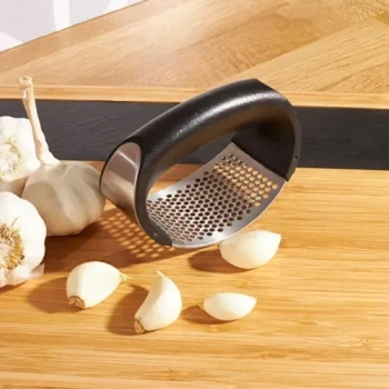 VipMarketim Paslanmaz Çelik Ergonomik Sarımsak Ezici Pres ve Doğrayıcı