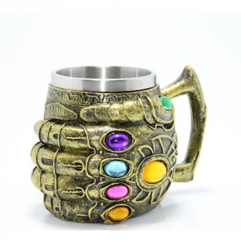 VipMarketim Paslanmaz Çelik Thanos Eli Kupa Bardak