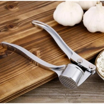 VipMarketim Paslanmaz Çelik Yuvarlak Hazneli Sarımsak Presi