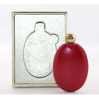 VipMarketim Paslanmaz Çelik Yuvarlak Matara Kırmızı Renk