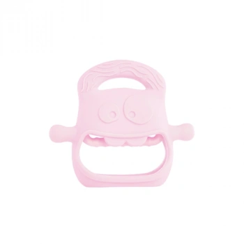 VipMarketim Pembe Bebek Silikon Diş Kaşıyıcı